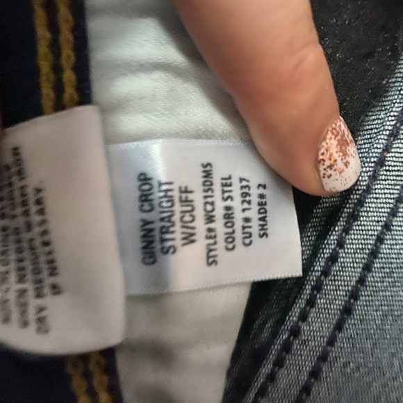 Hudson Denim Ginny Crop Straight Cuff Jeans | 27 - Picture 3 of 6